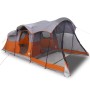 Tienda de campaña familiar túnel 8 personas impermeable naranja de , Tiendas de campaña - Ref: Foro24-94787, Precio: 219,32 €...