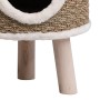 Casa para gatos con patas de madera 41 cm hierba marina de vidaXL, Mobiliario para gatos - Ref: Foro24-170970, Precio: 44,90 ...