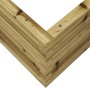 Impregnated pine wood planter 90x90x46 cm by , Pots and planters - Ref: Foro24-3282428, Price: 178,14 €, Discount: %