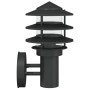 Outdoor wall lights 2 units stainless steel black by , Outdoor lighting - Ref: Foro24-4006233, Price: 49,99 €, Discount: %