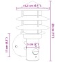 Außenleuchten mit Bewegungssensor, 2 Stück, Edelstahl von , Außenbeleuchtung - Ref: Foro24-4006231, Preis: 64,43 €, Rabatt: %