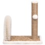 Árbol para gatos con cepillo de aseo y poste rascador de vidaXL, Mobiliario para gatos - Ref: Foro24-170971, Precio: 29,34 €,...