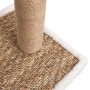 Árbol para gatos con cepillo de aseo y poste rascador de vidaXL, Mobiliario para gatos - Ref: Foro24-170971, Precio: 29,34 €,...