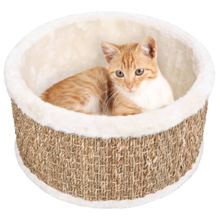 Round cat basket 36 cm sea grass by vidaXL, Cat furniture - Ref: Foro24-170974, Price: 51,93 €, Discount: %