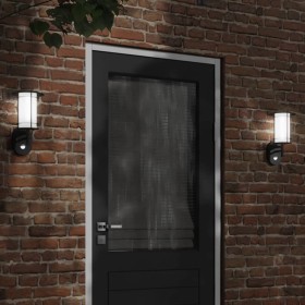 Outdoor wall light with stainless steel black sensor by , Outdoor lighting - Ref: Foro24-4006290, Price: 38,99 €, Discount: %