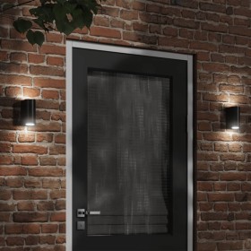 Lámparas de pared de exterior 2 uds aluminio fundido negro de , Iluminación de exterior - Ref: Foro24-4006315, Precio: 28,99 ...