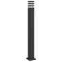 Lámpara de suelo de exterior aluminio negro 110 cm de , Iluminación de exterior - Ref: Foro24-4006397, Precio: 53,64 €, Descu...