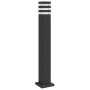 Outdoor floor lamp with black aluminum plug 80 cm by , Outdoor lighting - Ref: Foro24-4006407, Price: 46,99 €, Discount: %