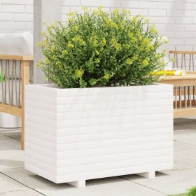 Jardinera madera maciza de pino blanco 70x40x49,5 cm de , Maceteros y jardineras - Ref: Foro24-847369, Precio: 137,99 €, Desc...