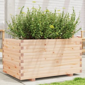 Jardinera madera maciza de pino 90x60x49,5 cm de , Maceteros y jardineras - Ref: Foro24-847383, Precio: 131,99 €, Descuento: %