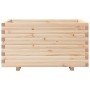 Massive Holzblumenkasten aus Kiefer 90x60x49,5 cm von , Töpfe und Pflanzgefäße - Ref: Foro24-847383, Preis: 131,35 €, Rabatt: %