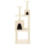 Cat scratcher with cream-colored sisal posts 167 cm tall by , Cat furniture - Ref: Foro24-172067, Price: 62,92 €, Discount: %