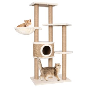 Árbol para gatos con poste rascador 126 cm hierba marina de vidaXL, Mobiliario para gatos - Ref: Foro24-170980, Precio: 111,9...