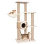 Árbol para gatos con poste rascador 126 cm hierba marina de vidaXL, Mobiliario para gatos - Ref: Foro24-170980, Precio: 113,6...