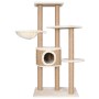 Árbol para gatos con poste rascador 126 cm hierba marina de vidaXL, Mobiliario para gatos - Ref: Foro24-170980, Precio: 113,6...