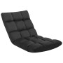 Folding black microfiber floor lounger by , Daybeds - Ref: Foro24-325256, Price: 76,92 €, Discount: %