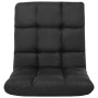 Folding black microfiber floor lounger by , Daybeds - Ref: Foro24-325256, Price: 76,92 €, Discount: %