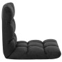 Folding black microfiber floor lounger by , Daybeds - Ref: Foro24-325256, Price: 76,92 €, Discount: %