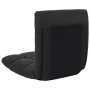 Folding black microfiber floor lounger by , Daybeds - Ref: Foro24-325256, Price: 76,92 €, Discount: %