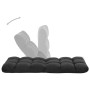 Folding black microfiber floor lounger by , Daybeds - Ref: Foro24-325256, Price: 76,92 €, Discount: %