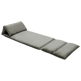 Folding dark gray microfiber floor lounger by , Daybeds - Ref: Foro24-325261, Price: 107,99 €, Discount: %