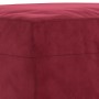 Banco de terciopelo rojo vino tinto 70x35x41 cm de , Bancos - Ref: Foro24-349401, Precio: 56,65 €, Descuento: %