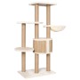 Árbol para gatos con poste rascador 126 cm hierba marina de vidaXL, Mobiliario para gatos - Ref: Foro24-170980, Precio: 113,6...