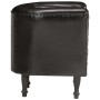 Black genuine leather cube design armchair by , Armchairs - Ref: Foro24-286593, Price: 241,76 €, Discount: %