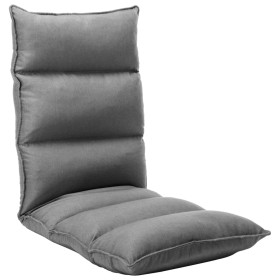 Folding light gray fabric floor lounger by , Floor chairs - Ref: Foro24-325235, Price: 102,43 €, Discount: %