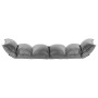 Folding light gray fabric floor lounger by , Floor chairs - Ref: Foro24-325235, Price: 102,43 €, Discount: %