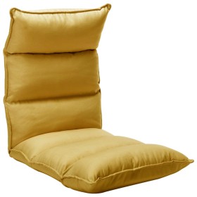 Folding mustard yellow fabric floor lounger by , Floor chairs - Ref: Foro24-325242, Price: 103,29 €, Discount: %