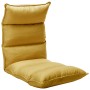 Tumbona de suelo plegable de tela amarillo mostaza de , Sillas de suelo - Ref: Foro24-325242, Precio: 103,29 €, Descuento: %