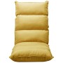 Folding mustard yellow fabric floor lounger by , Floor chairs - Ref: Foro24-325242, Price: 103,29 €, Discount: %