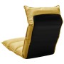 Folding mustard yellow fabric floor lounger by , Floor chairs - Ref: Foro24-325242, Price: 103,29 €, Discount: %