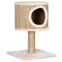 Árbol para gatos con casa y poste rascador 52 cm hierba marina de vidaXL, Mobiliario para gatos - Ref: Foro24-170972, Precio:...