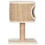 Árbol para gatos con casa y poste rascador 52 cm hierba marina de vidaXL, Mobiliario para gatos - Ref: Foro24-170972, Precio:...