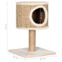 Cat tree with house and scratching post 52 cm sea grass by vidaXL, Cat furniture - Ref: Foro24-170972, Price: 53,31 €, Discou...