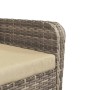 Light brown synthetic rattan garden armchair with footrest by , Garden chairs - Ref: Foro24-364114, Price: 146,95 €, Discount: %