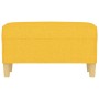 Banco de tela amarillo 70x35x41 cm de , Bancos - Ref: Foro24-349372, Precio: 56,92 €, Descuento: %