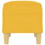 Banco de tela amarillo 70x35x41 cm de , Bancos - Ref: Foro24-349372, Precio: 56,92 €, Descuento: %