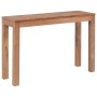 Mesa consola de madera teca maciza acabado natural 110x35x76 cm de , Mesas auxiliares - Ref: Foro24-246957, Precio: 159,80 €,...