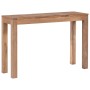 Mesa consola de madera teca maciza acabado natural 110x35x76 cm de , Mesas auxiliares - Ref: Foro24-246957, Precio: 159,80 €,...