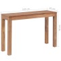 Mesa consola de madera teca maciza acabado natural 110x35x76 cm de , Mesas auxiliares - Ref: Foro24-246957, Precio: 159,80 €,...