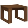 Mesa auxiliar madera contrachapada marrón roble 50x50x35 cm de , Mesas auxiliares - Ref: Foro24-825827, Precio: 36,99 €, Desc...