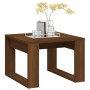 Mesa auxiliar madera contrachapada marrón roble 50x50x35 cm de , Mesas auxiliares - Ref: Foro24-825827, Precio: 36,99 €, Desc...