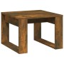 Side table made of smoked oak plywood, measuring 50x50x35 cm. by , Side tables - Ref: Foro24-825825, Price: 34,84 €, Discount: %