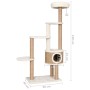 Árbol para gatos cojín lujo poste rascador hierba marina 148 cm de vidaXL, Mobiliario para gatos - Ref: Foro24-170978, Precio...