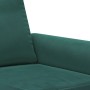 Set of sofas with 3 dark green velvet cushions by , Sofas - Ref: Foro24-3202262, Price: 599,60 €, Discount: %