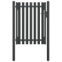 Puerta de valla del jardín de acero gris antracita 1x1,7 cm de , Puertas de jardín - Ref: Foro24-146329, Precio: 240,95 €, De...