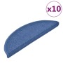 Stair treads 10 units blue 56x17x3 cm by , Stair mats - Ref: Foro24-149749, Price: 34,36 €, Discount: %